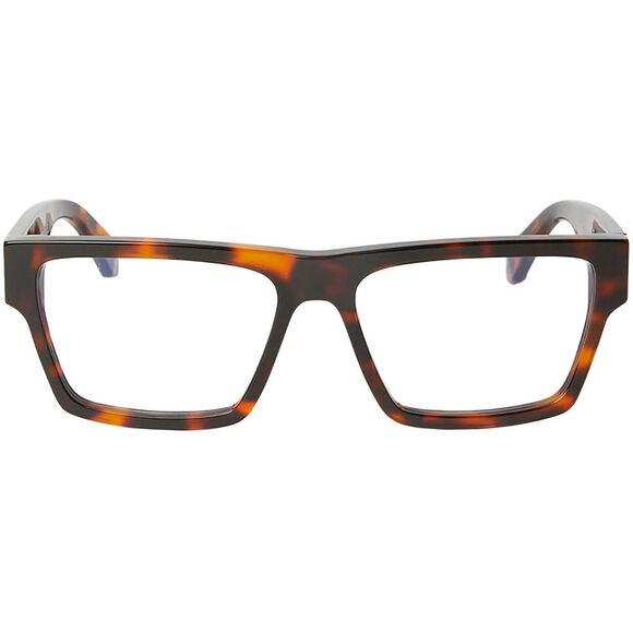 NWT OFF WHITE STYLE 46 HAVANA BLUE BLOCK LIGHT Havana Eyeglasses - Picture 2 of 5